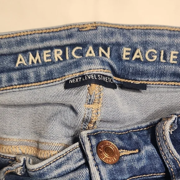 American Eagle Women's High Rise Jeggings EUC - Picture 2 of 9